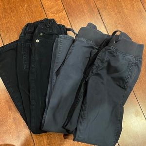 3 pairs Gap Kids Boys Dress Pants Navy